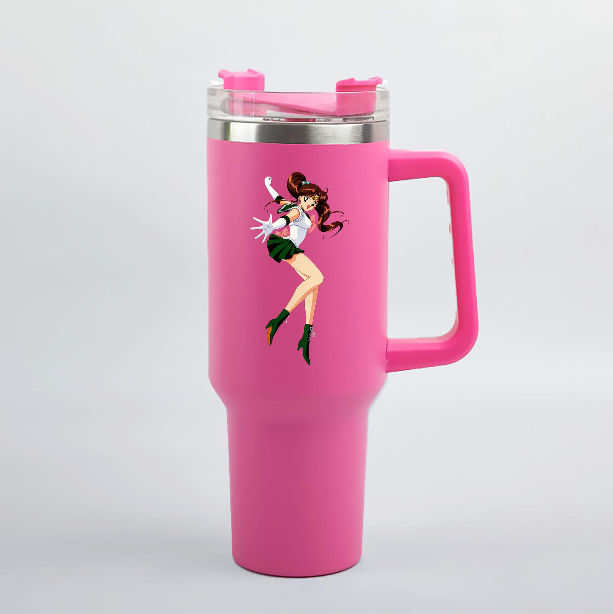（画像用） 美少女戦士セーラームーン 木野 まこと きの まこと Sailor Moon Kino Makoto （セーラージュピター；Sailor Jupiter） 1200mL車用タンブラー（カラープリント）